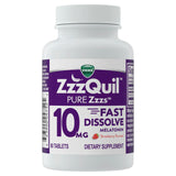 ZzzQuil PURE Zzzs Fast Dissolve Melatonin Tablets 10mg with ingredients