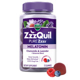 ZzzQuil Pure Zzzs Melatonin Gummies 72 Count front view