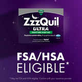 ZzzQuil Ultra Sleep Aid Tablets 48 Count with measuring spoon