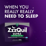 ZzzQuil Ultra Sleep Aid Tablets close-up of tablets